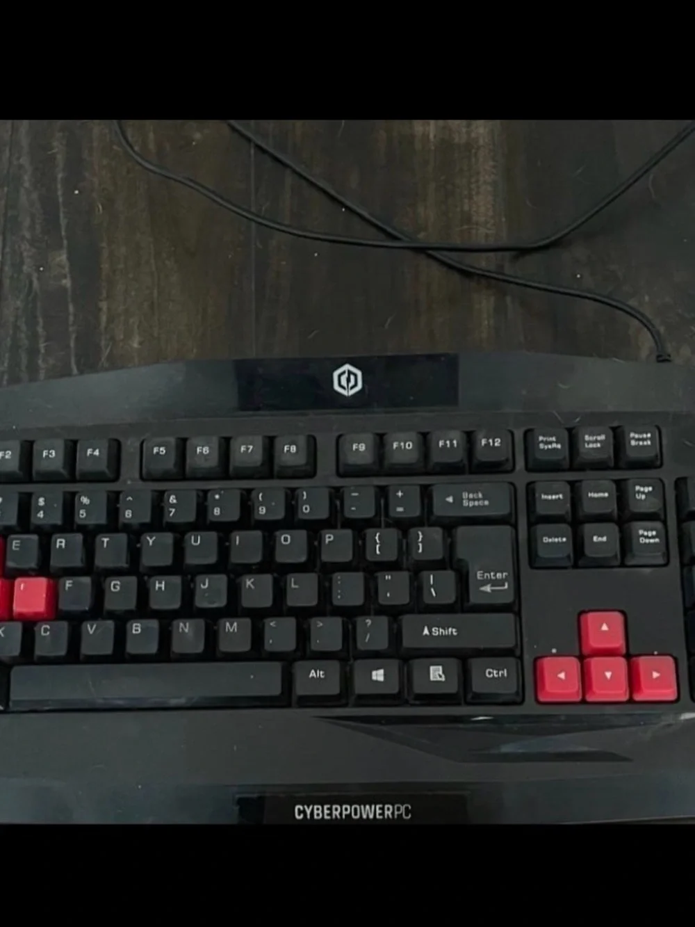 CyberPowerPC Black & Red Gaming Keyboard